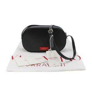 13245 - Valentino Garavani Vlogo Walk Crossbody Bag Black